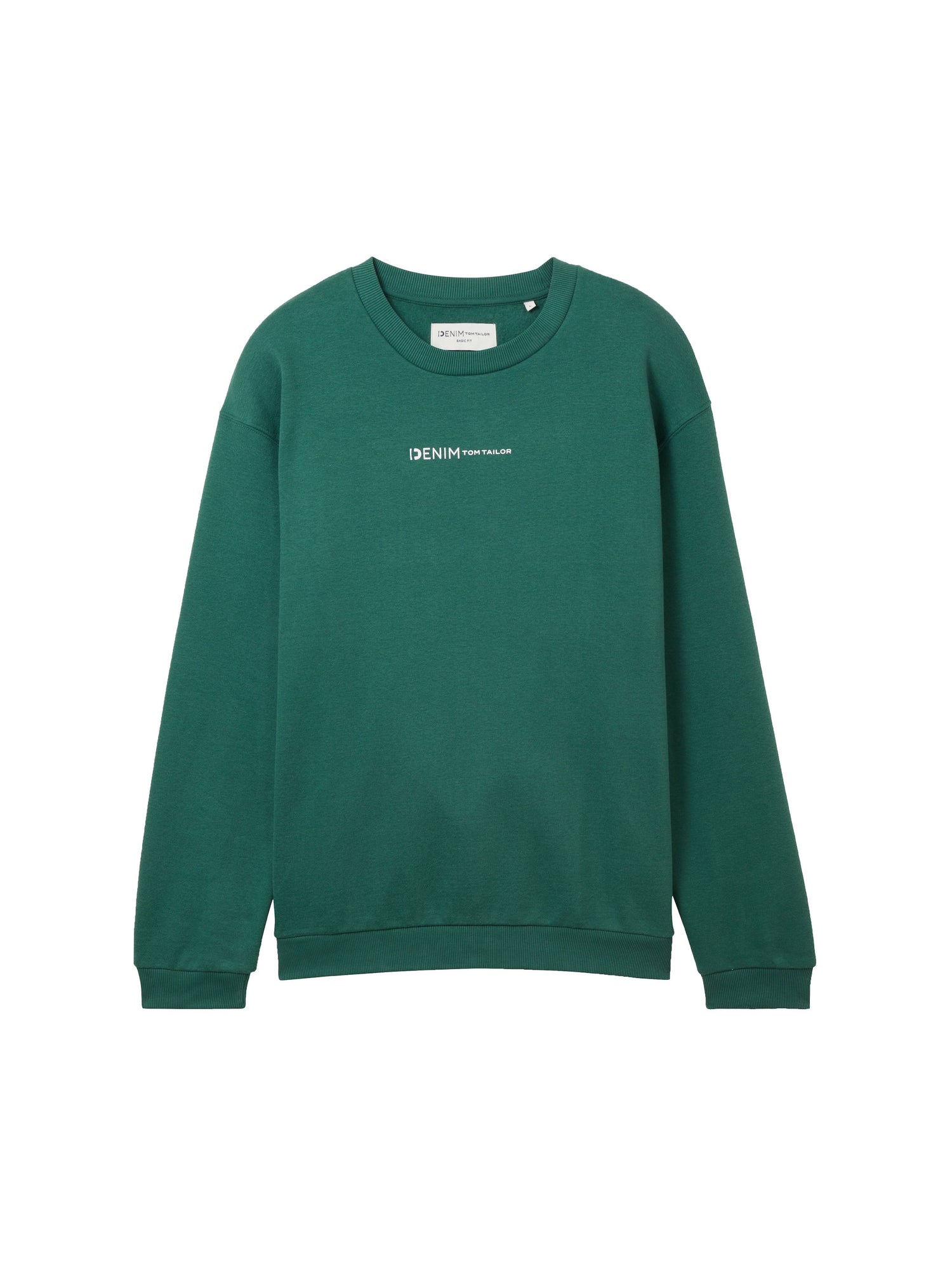 Crew Neck Sweatshirt With Center Logo_1038751_10778_01