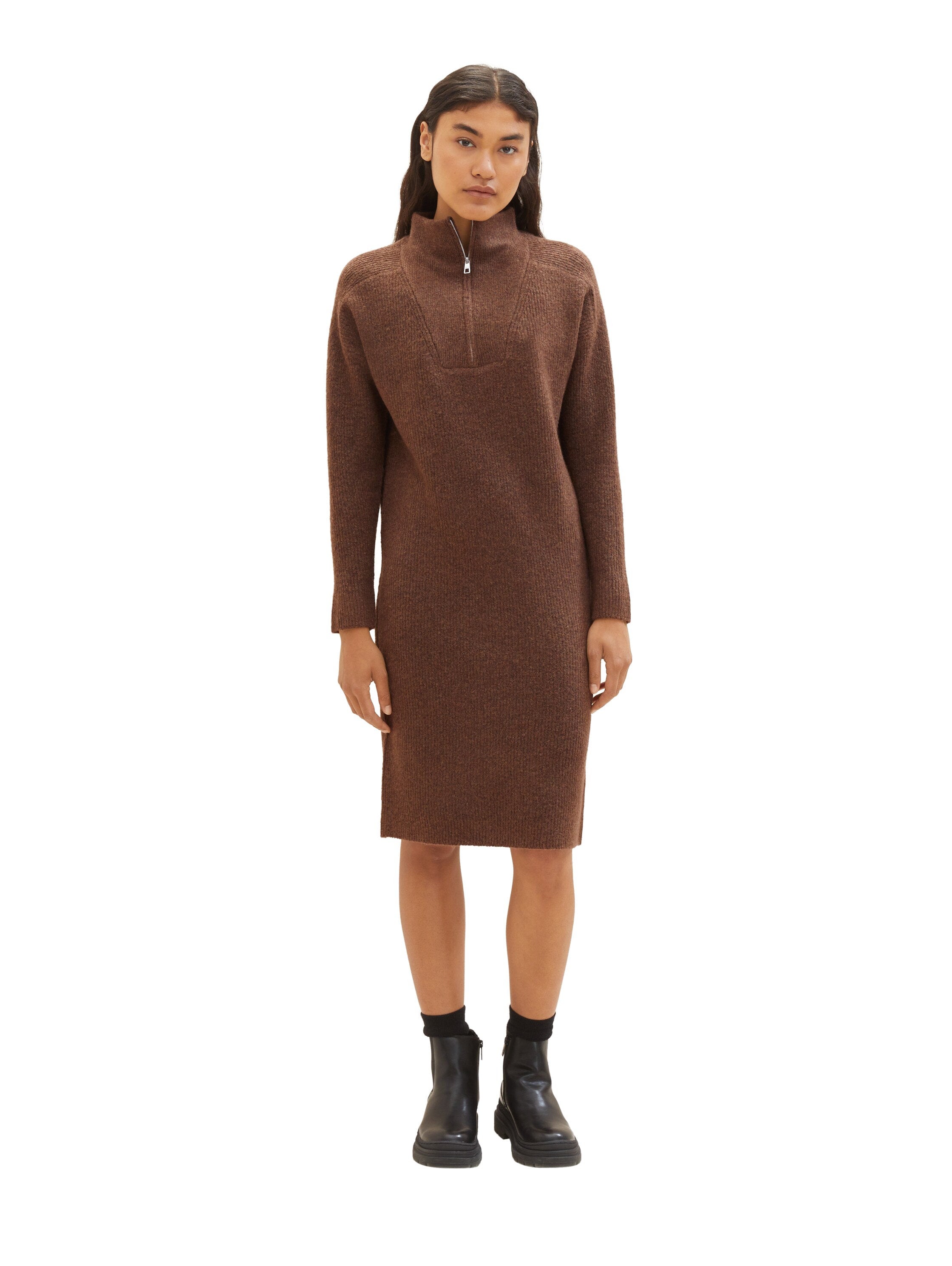 Sweater Knee Length Dress_1038823_32516_06