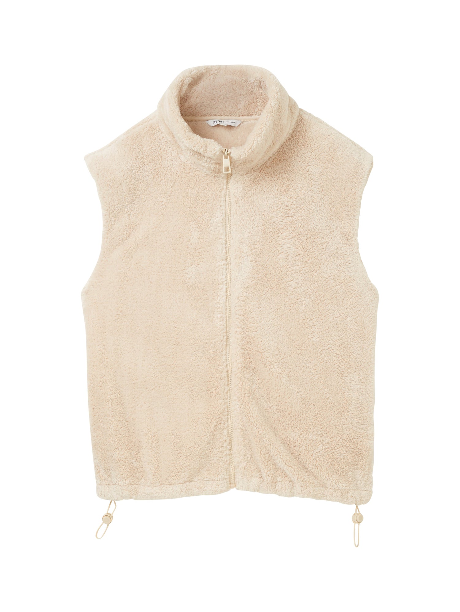 High Collar Fuzzy Vest_1039903_31700_01