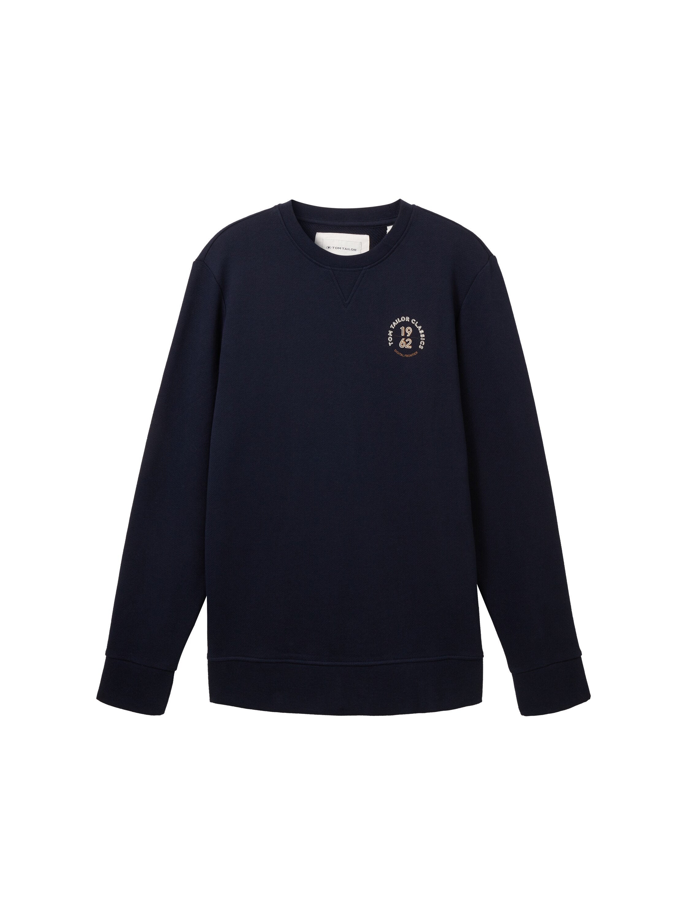 Crew Neck Sweatshirt With Side Logo_1040047_10668_01