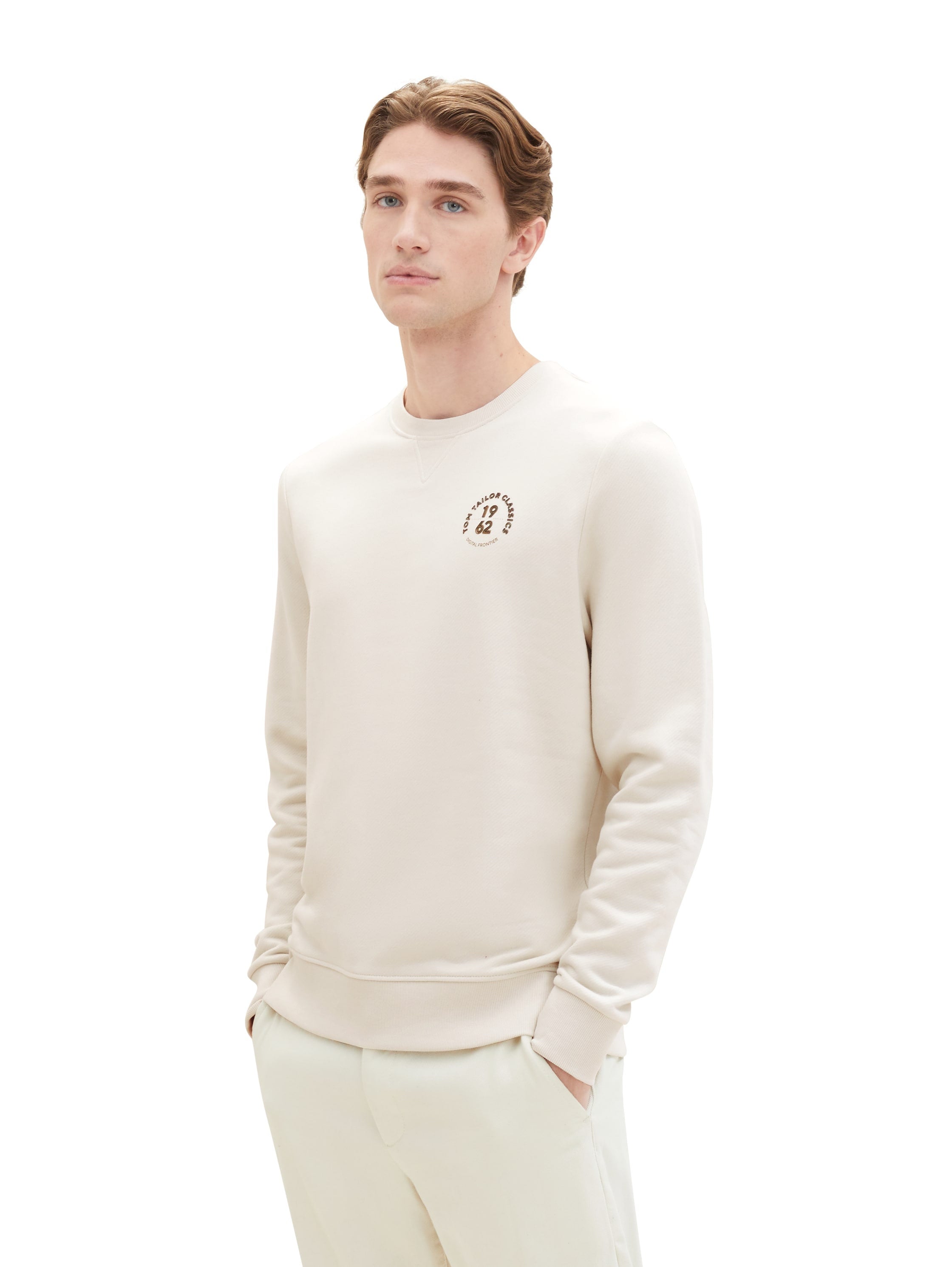 Crew Neck Sweatshirt With Side Logo_1040047_18592_02