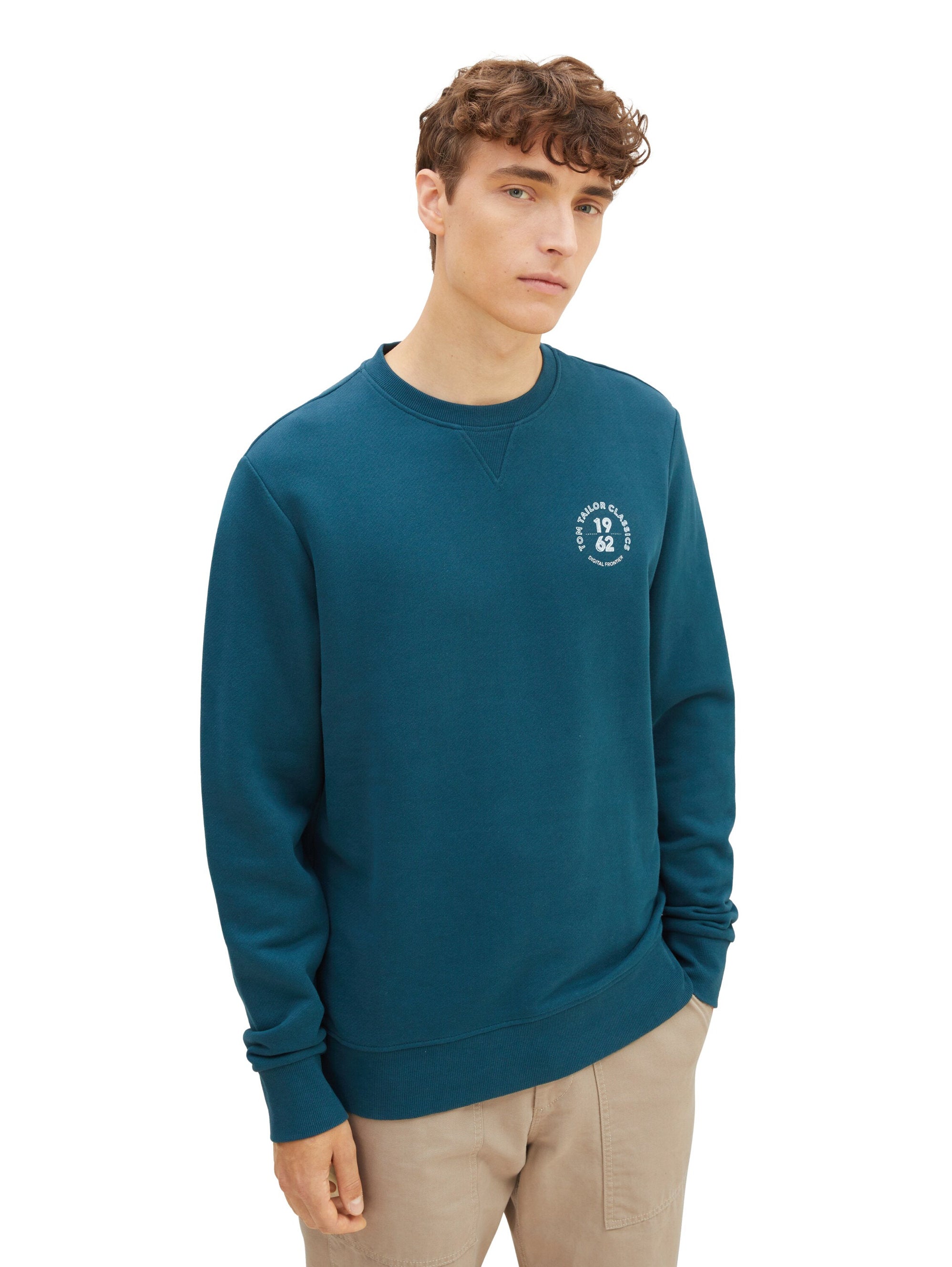 Crew Neck Sweatshirt With Side Logo_1040047_21179_02