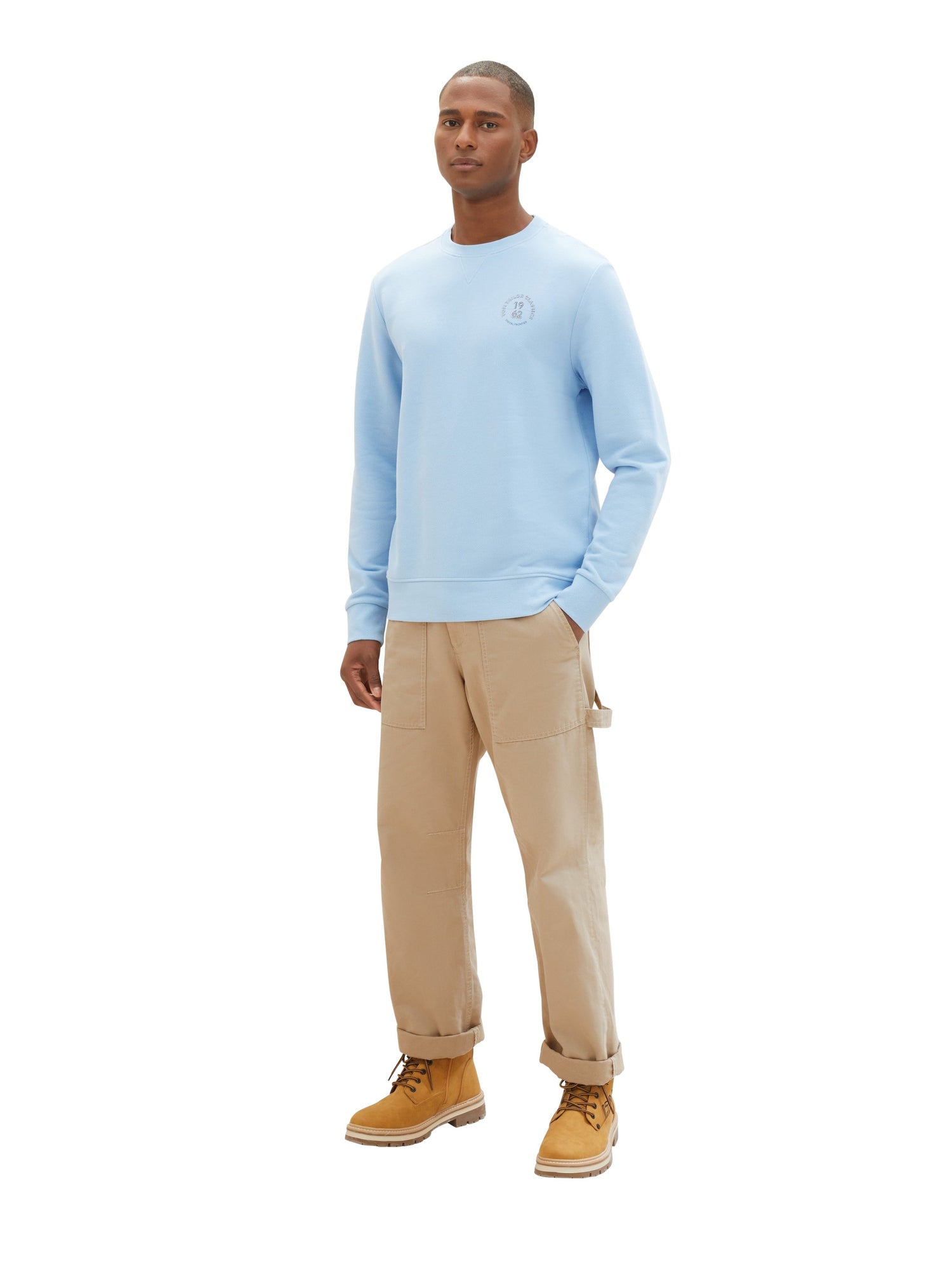 Crew Neck Sweatshirt With Side Logo_1040047_32245_03