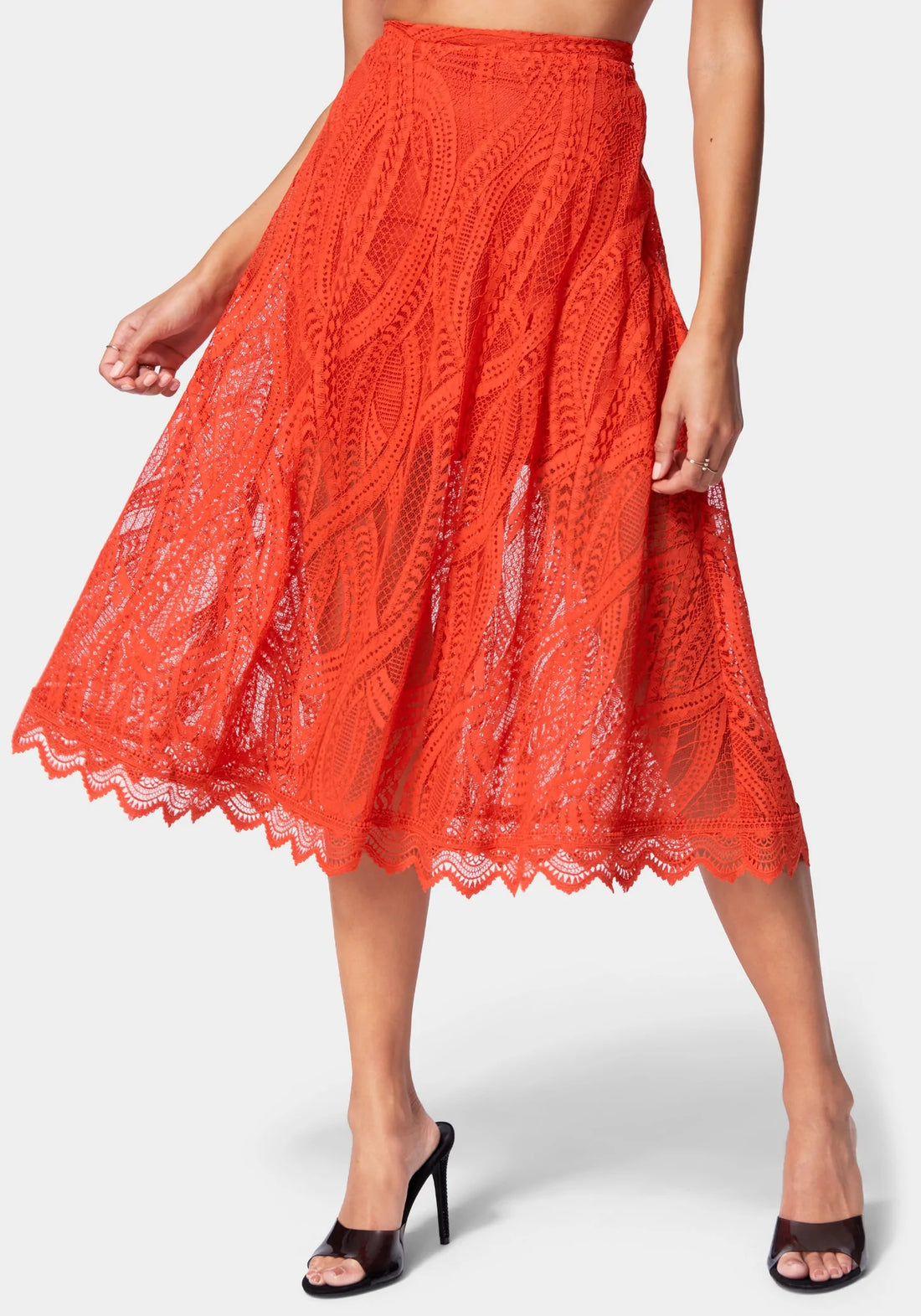 Corded Lace Full Skirt