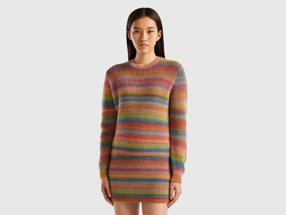 Multicolor Striped Sweater_105CD107O_70L_01
