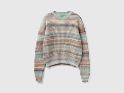 Multicolor Striped Sweater_105CD107O_7P0_04