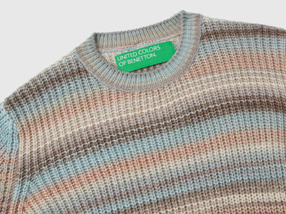 Multicolor Striped Sweater_105CD107O_7P0_06