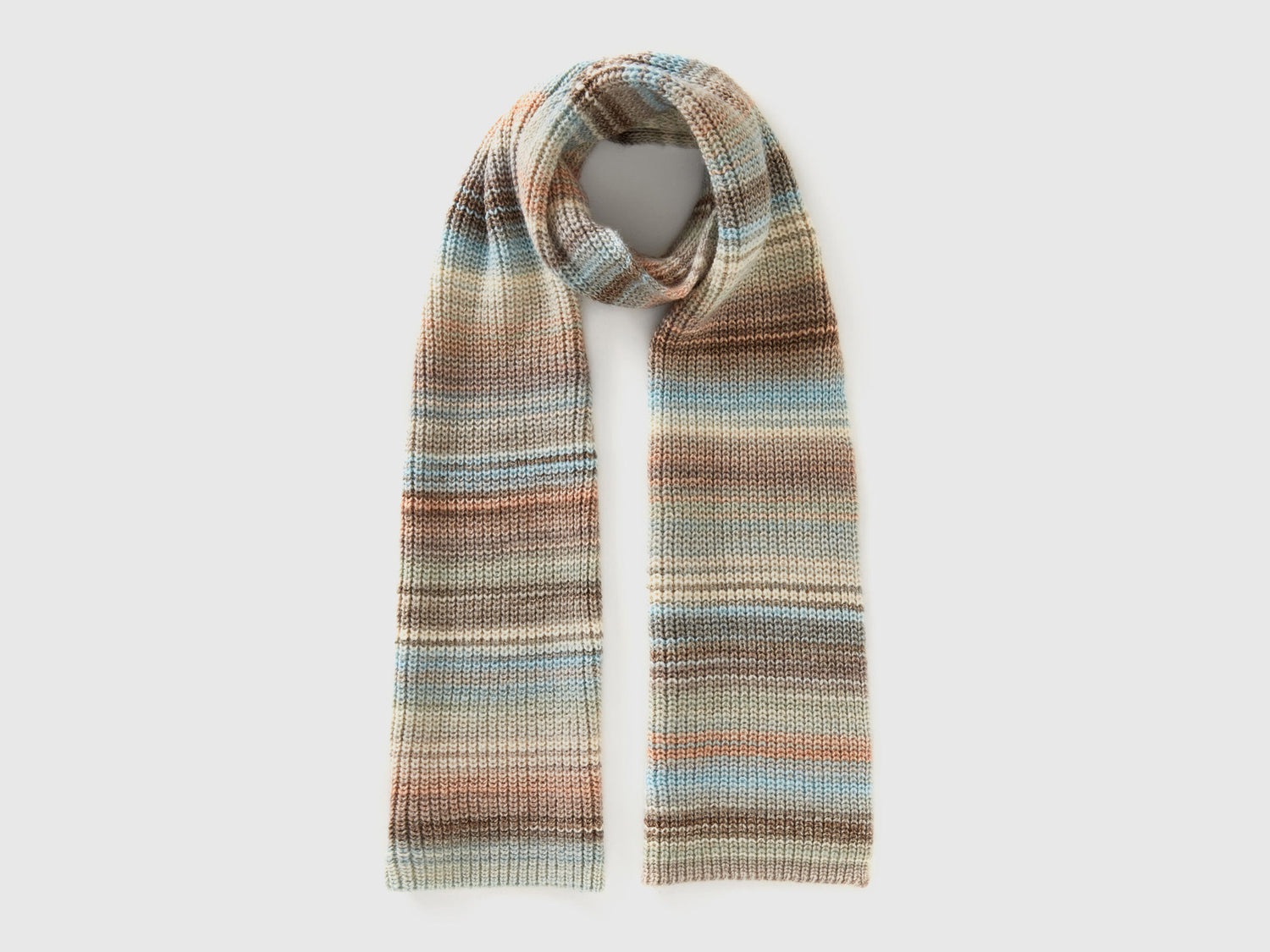 Multicolored Scarf In Wool Blend_105CDU00W_7P0_01