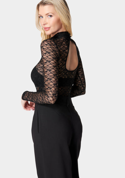 Mock Neck Lace Bodysuit_106325_Black_3