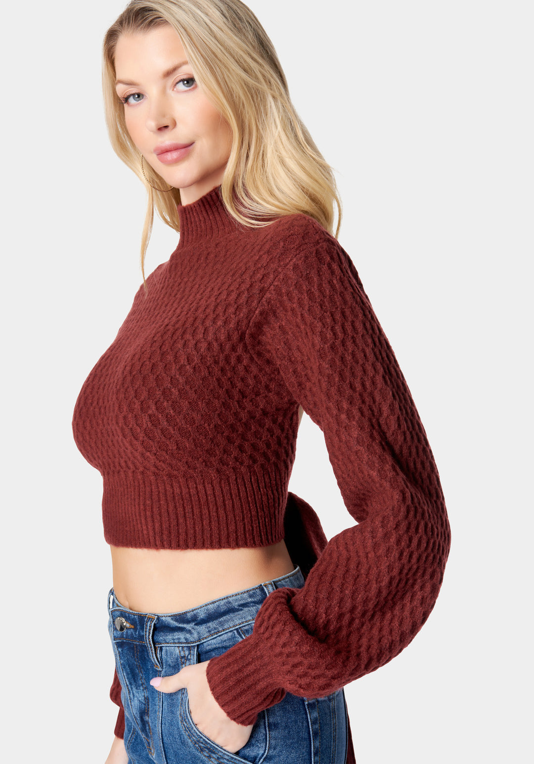 Open Back Mock Neck Sweater_106334_Cabernet Melange_2