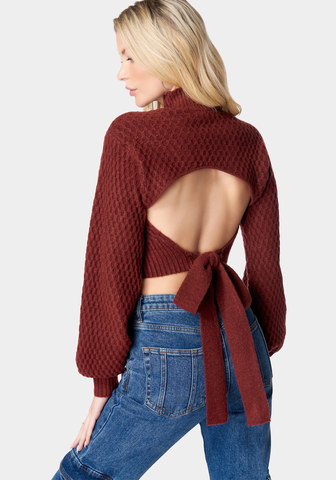 Open Back Mock Neck Sweater_106334_Cabernet Melange_3