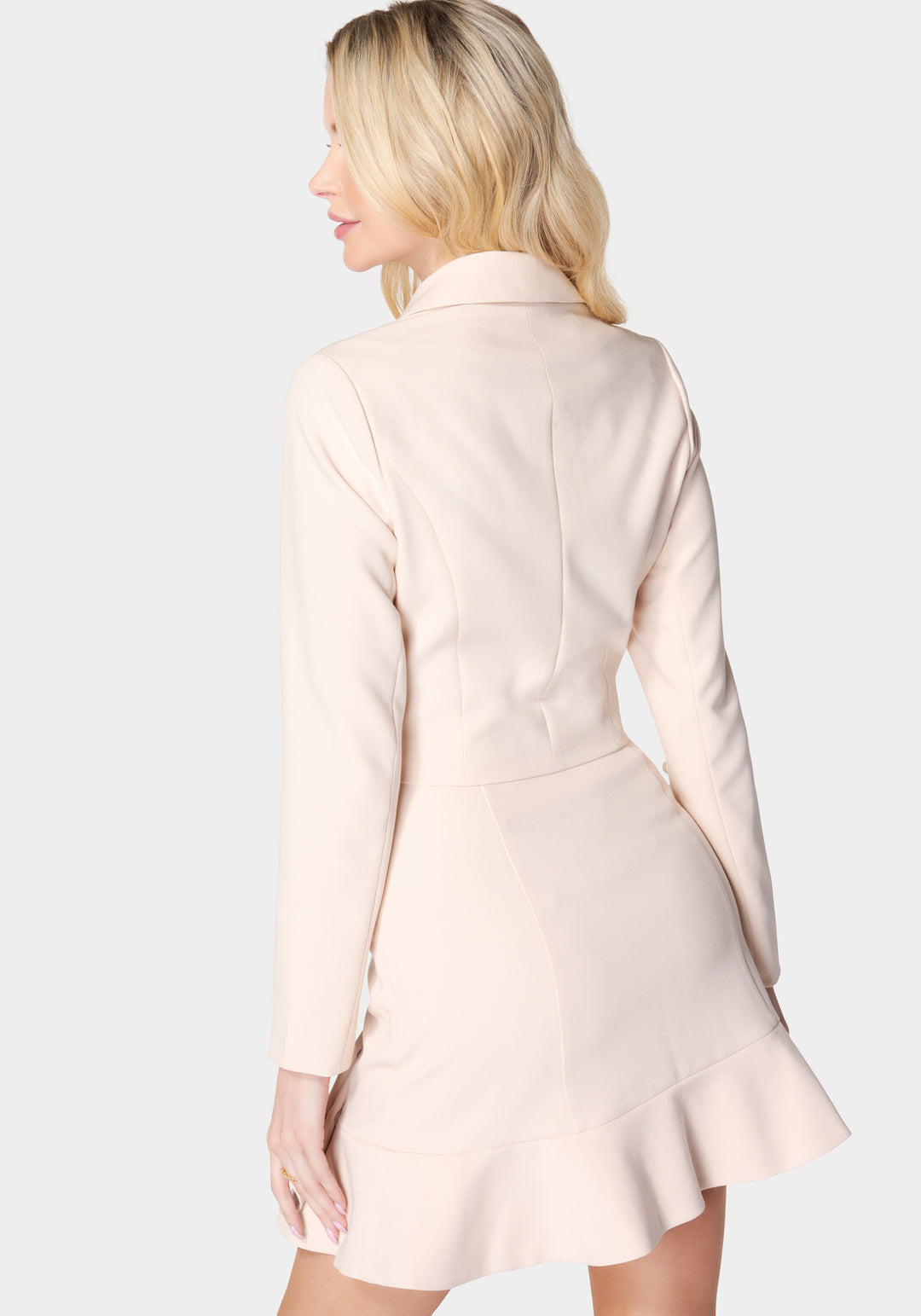 Multi Button Tailored Jacket_106341_Peach Whip_3