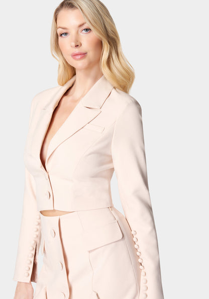 Multi Button Tailored Jacket_106341_Peach Whip_4