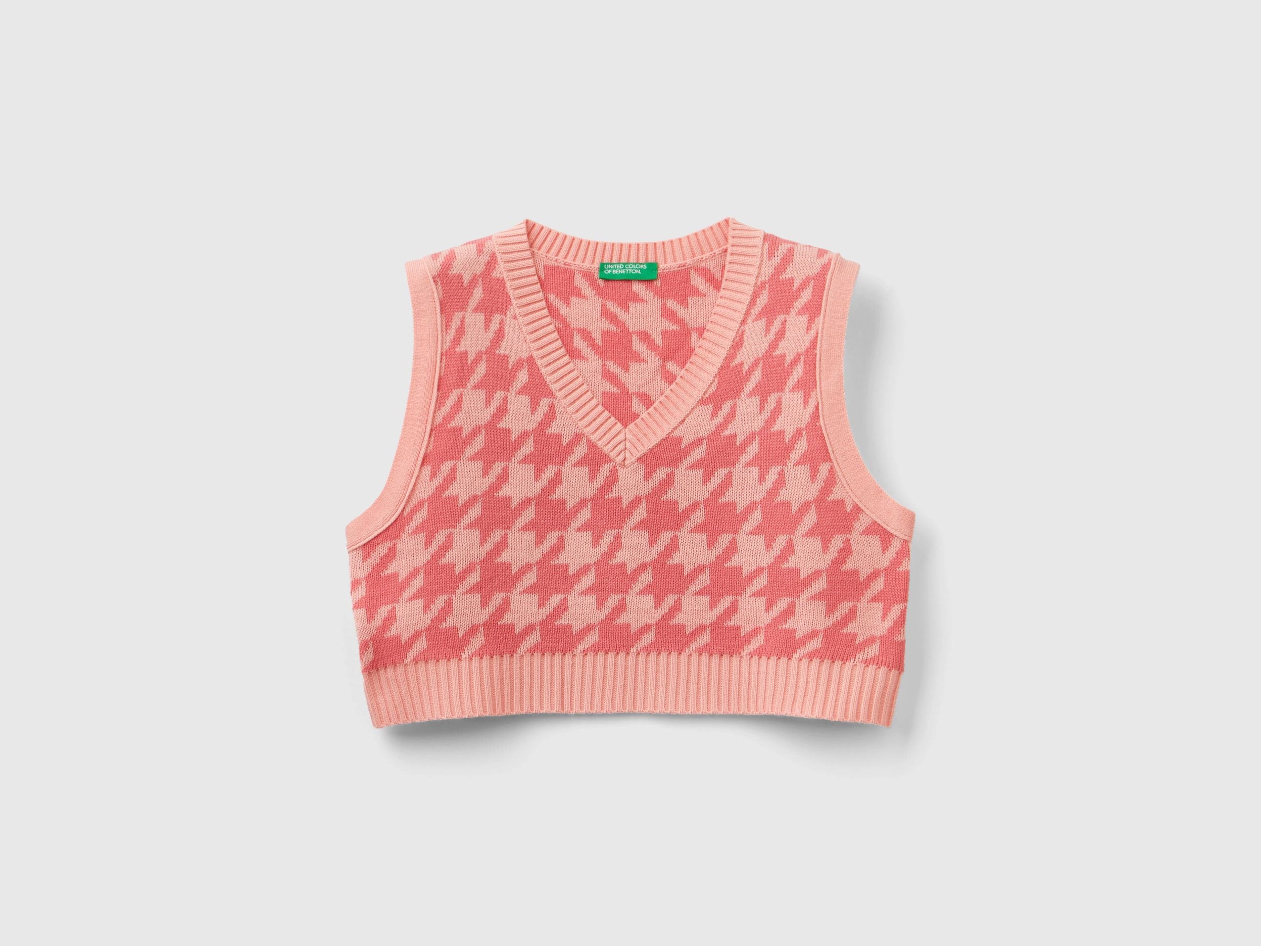 Cropped Houndstooth Vest_1070Q4008_03Z_01