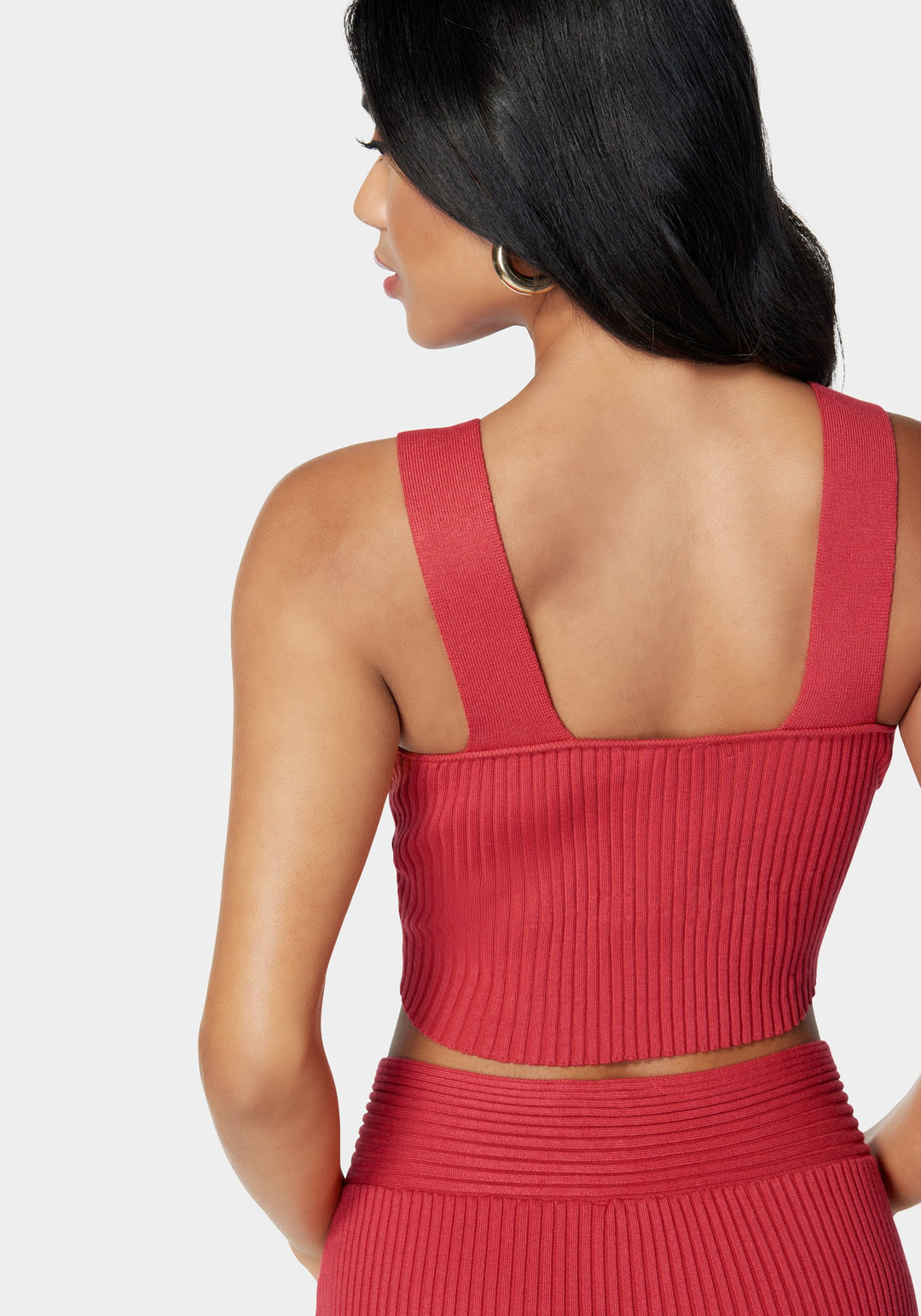 Ring Detail Sweater Top_107487_Cardinal_3