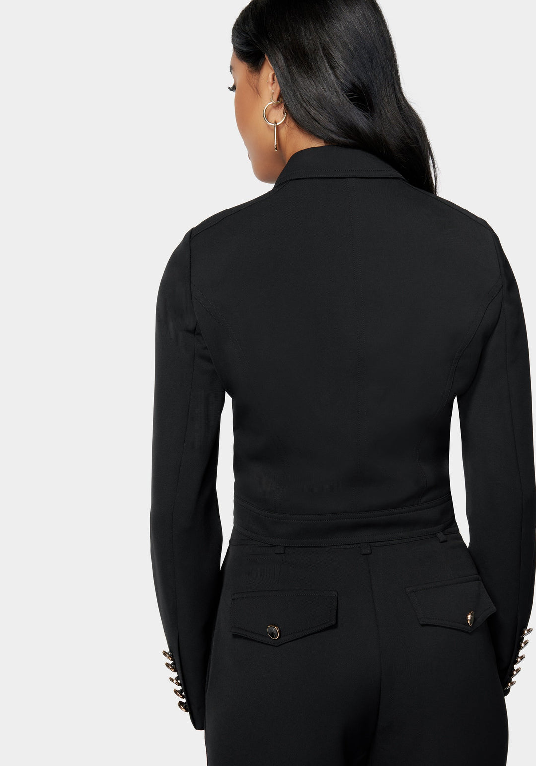 Tailored Twill Jacket_107497_Black_3
