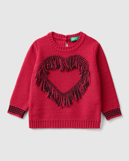 Fuchsia Sweater L/S Benetton