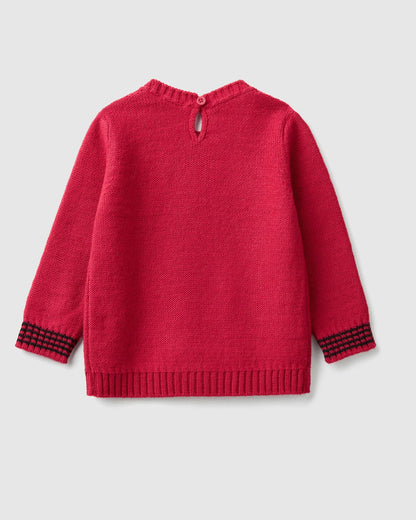 Fuchsia Sweater L/S Benetton