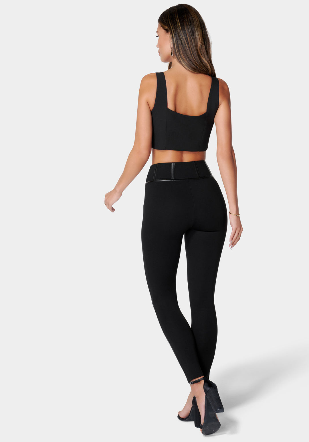 Vegan Leather Trim Pdr Legging_107711_Black_3