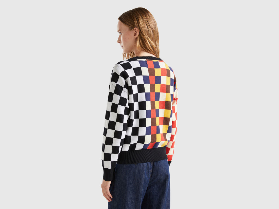 Multicolor Check Sweater_1094E1068_100_02