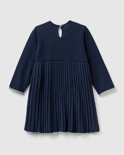 Dark Blue Dress Benetton