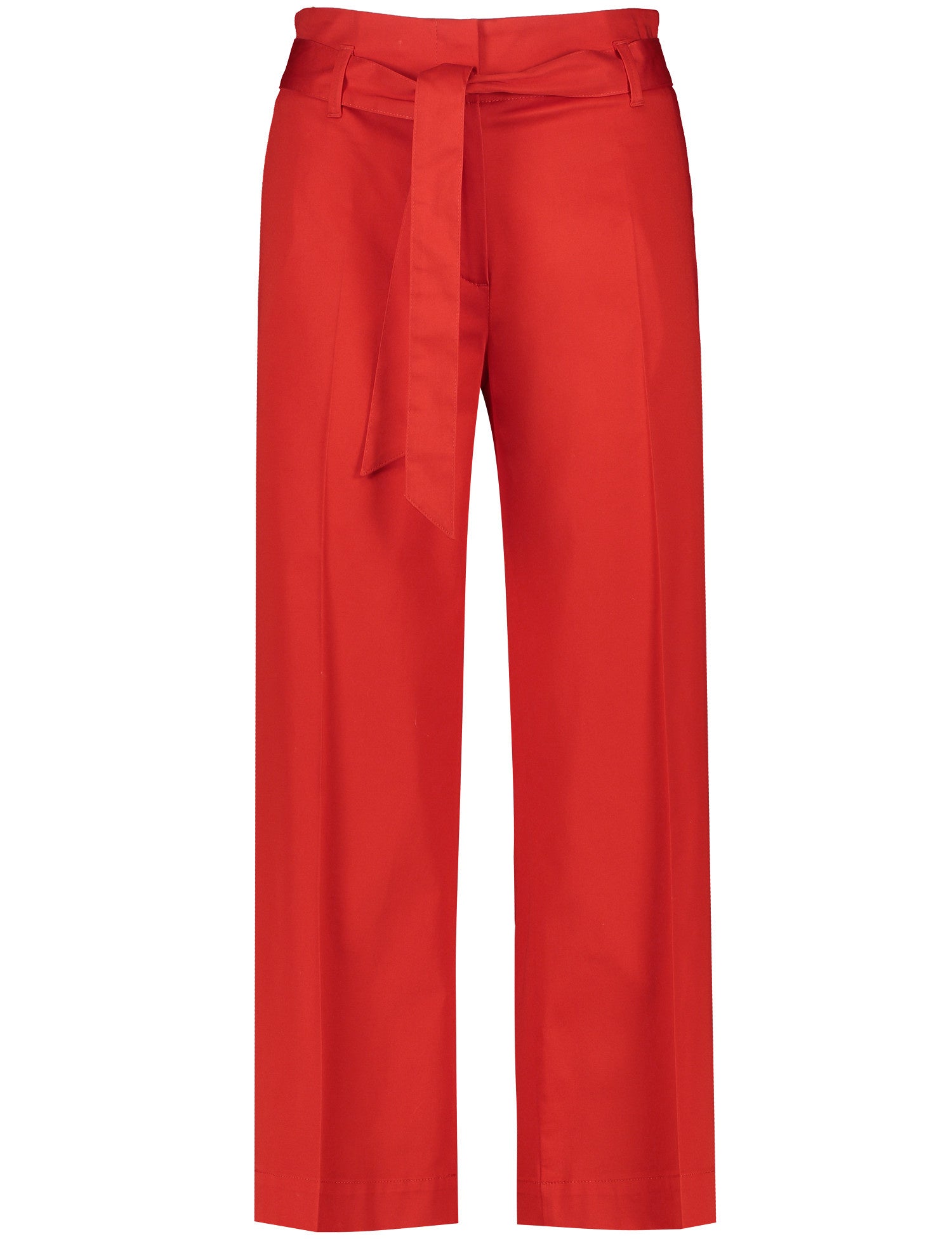 7/8-Length Trousers With A Wide Tie-Around Belt