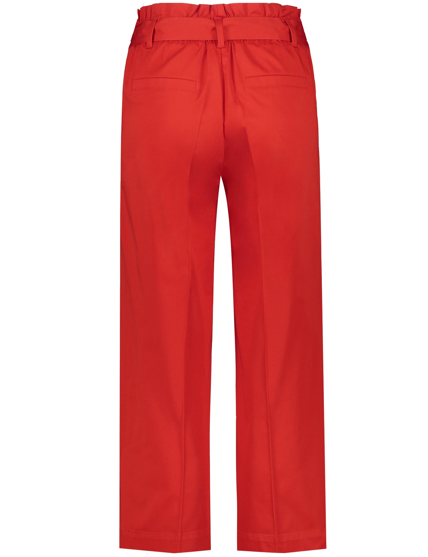 7/8-Length Trousers With A Wide Tie-Around Belt