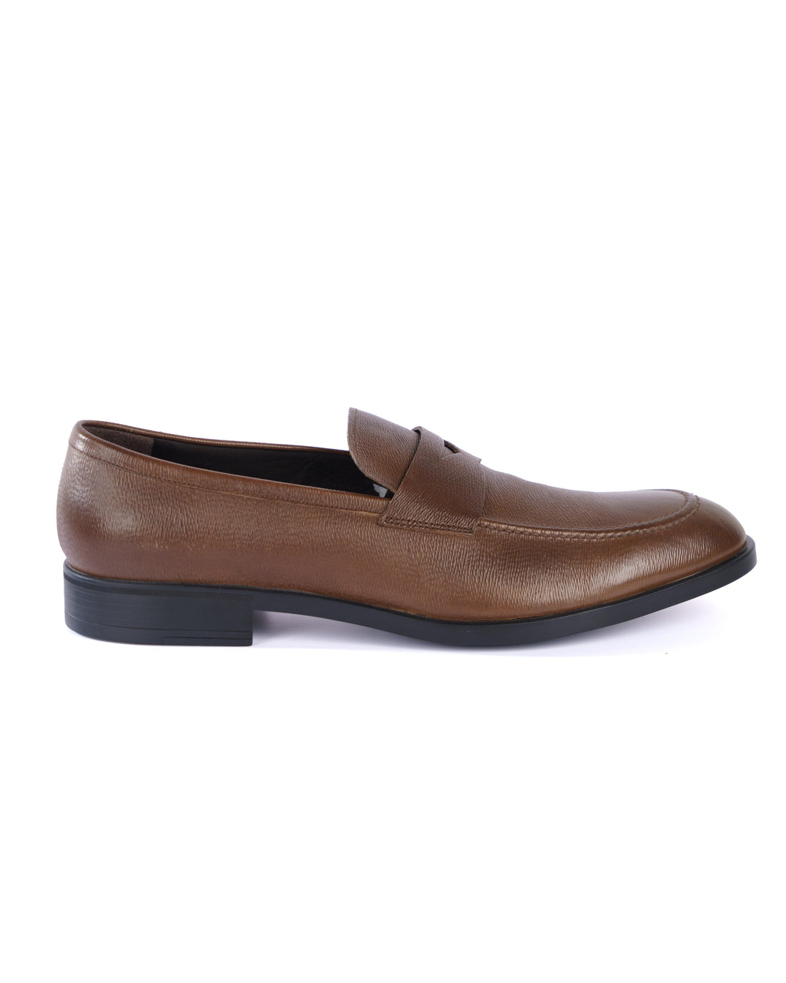 Brown Loafer Shoes - BEVAVA