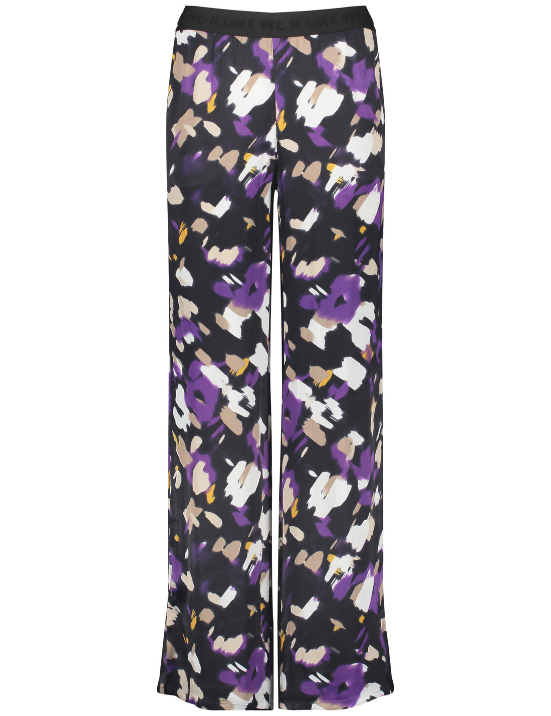 Patterned Slip-On Trousers With A Wide Leg_02