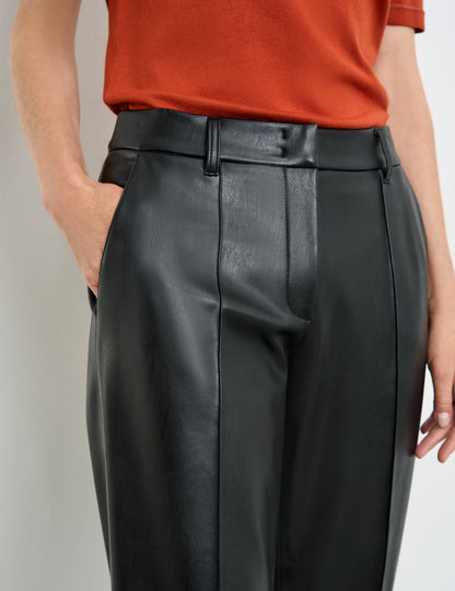 City Style 7/8 Length Faux Leather Trousers_122017-66778_11000_04