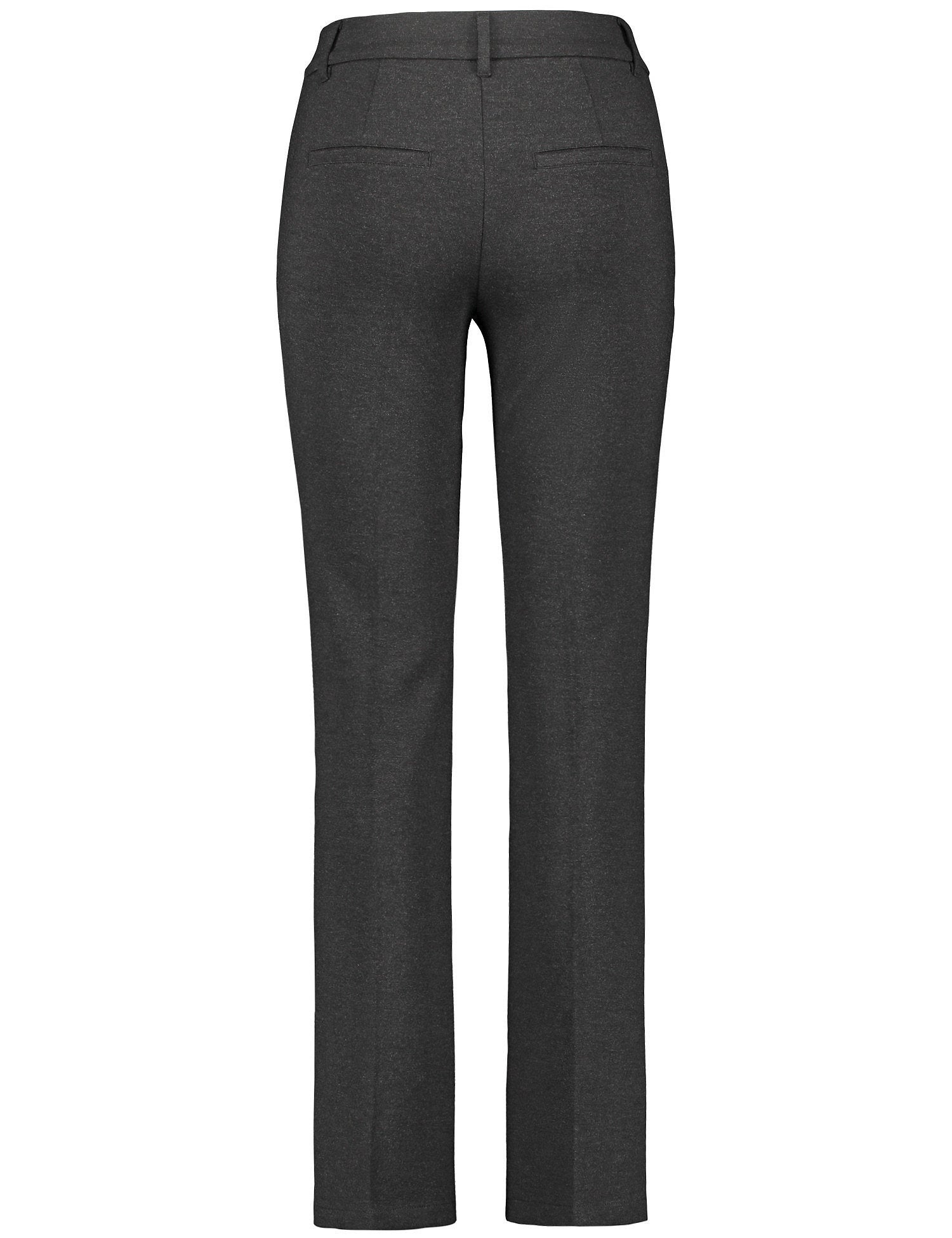 Flared Trousers With Vertical Pintucks And Added Stretch_122018-66311_202690_03