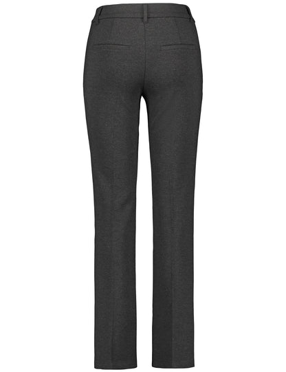 Flared Trousers With Vertical Pintucks And Added Stretch_122018-66311_202690_03
