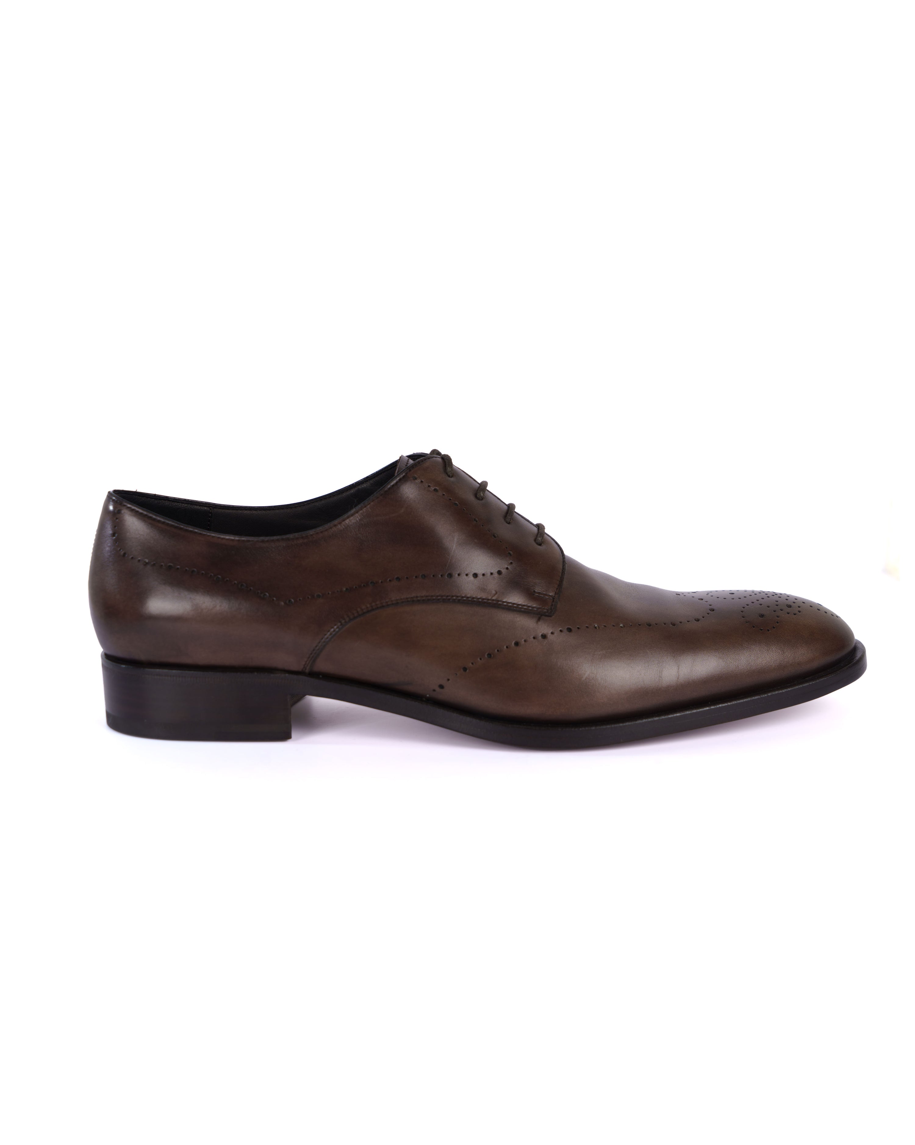 Brown  Derby Shoes - BEVAVA