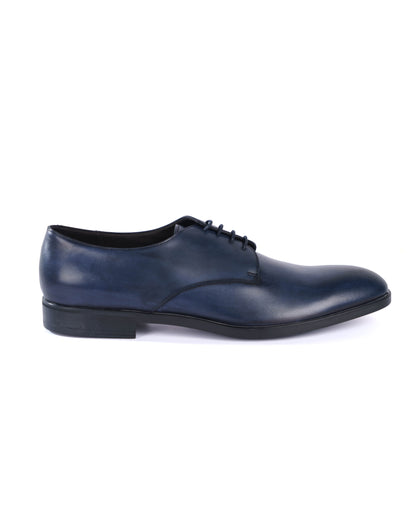 Blue Derby Shoes