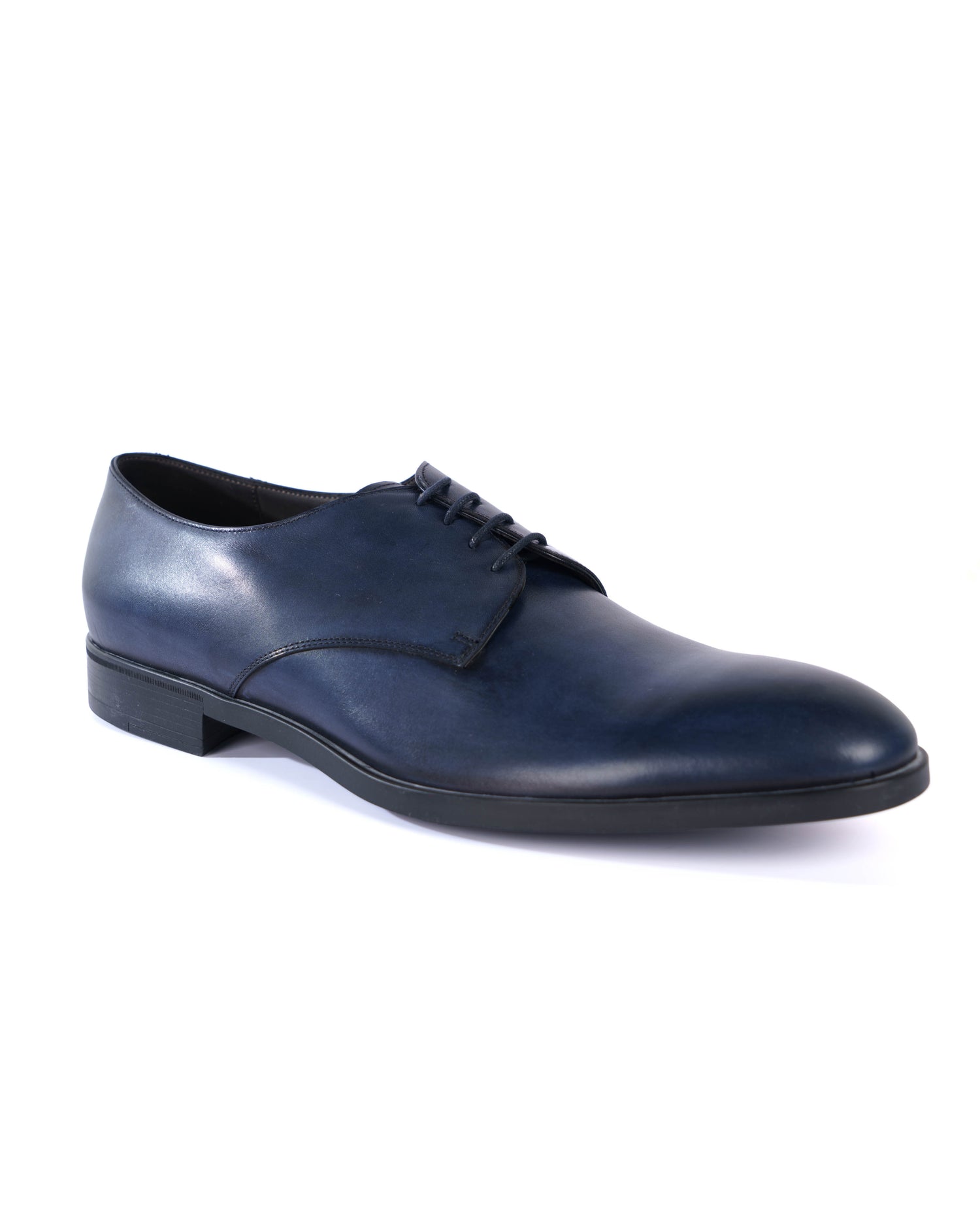 Blue Derby Shoes