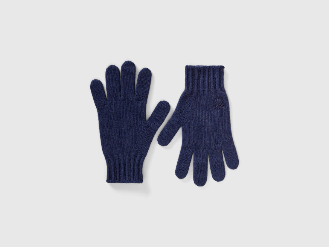 Gloves In Stretch Wool Blend_1244CG00F_252_01