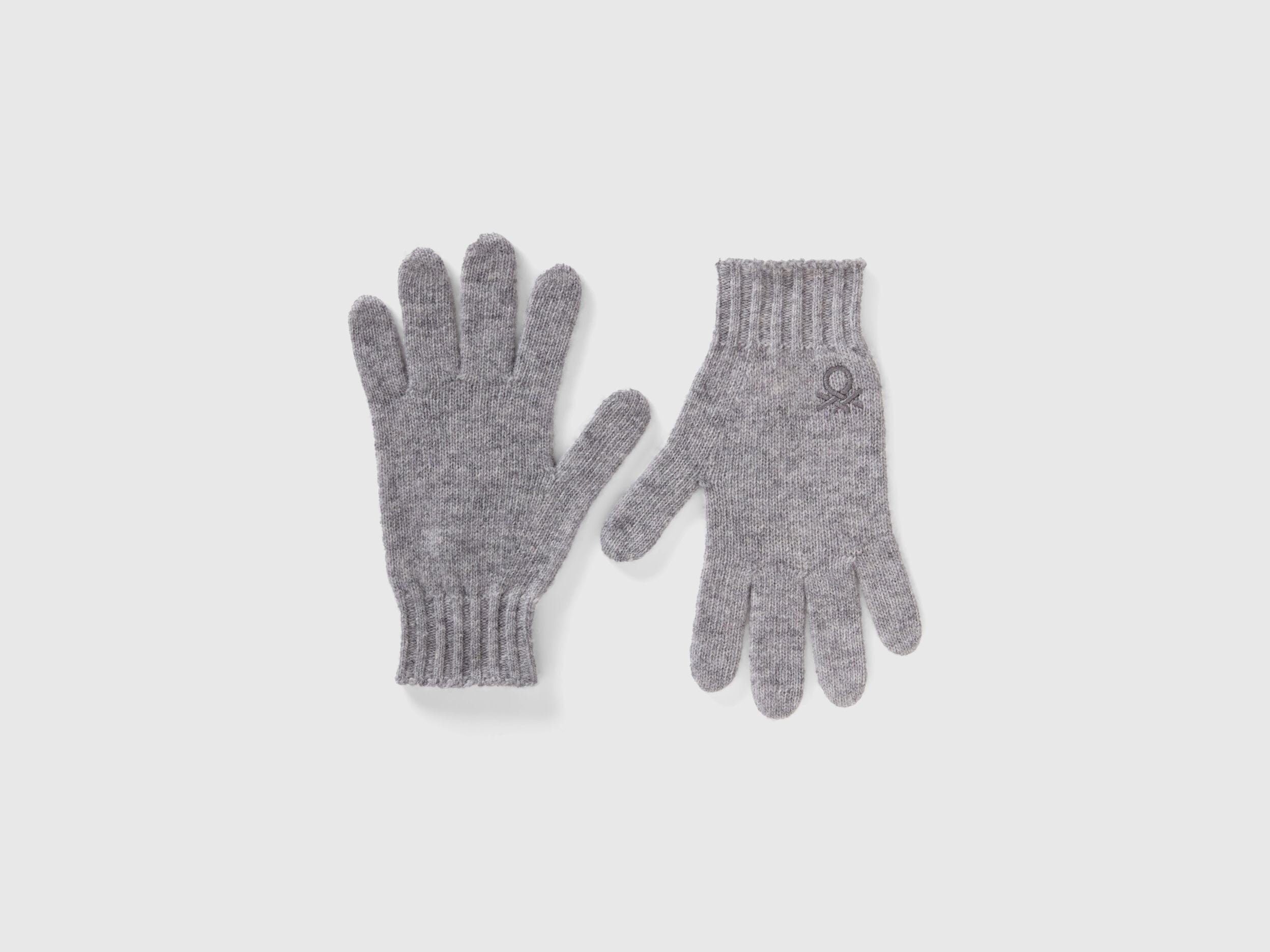 Gloves In Stretch Wool Blend_1244CG00F_501_01