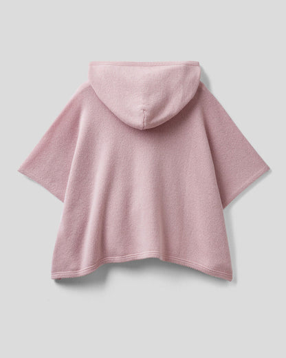 Pink Cape With Hood Benetton