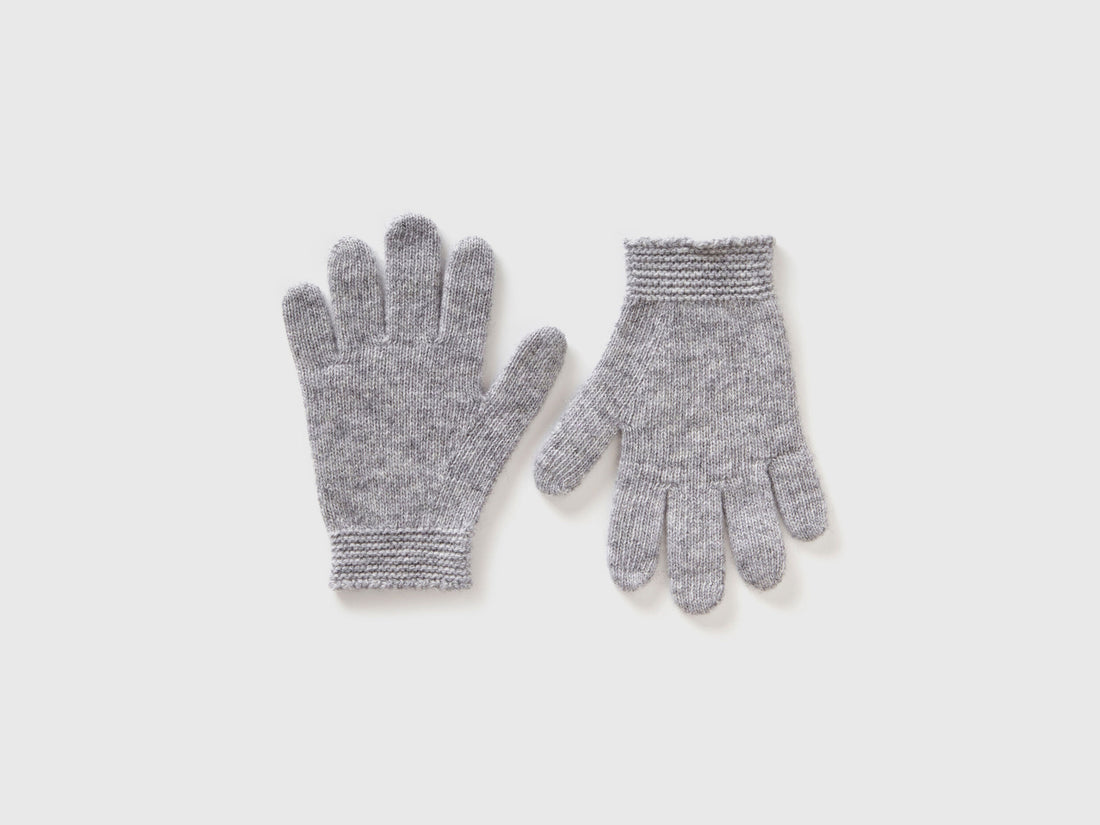 Gloves In Stretch Wool Blend