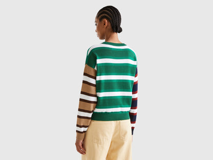 Striped Sweater In Pure Cotton_1298E1069_2E5_02