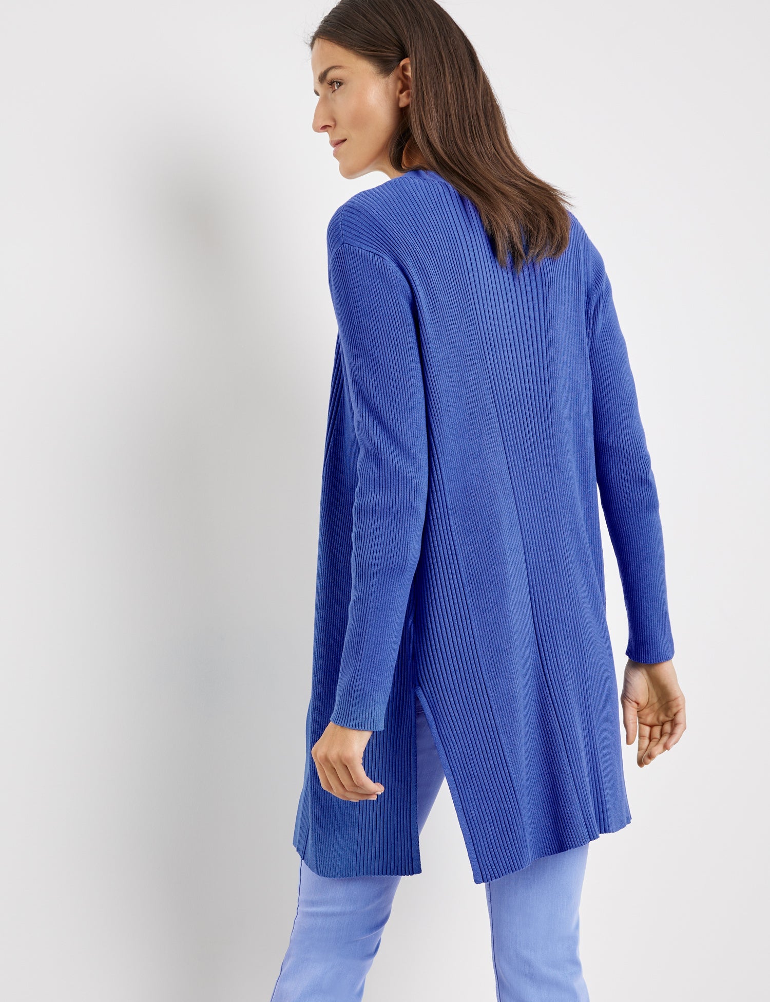 Open-Fronted Rib Knit Cardigan Gerry Weber