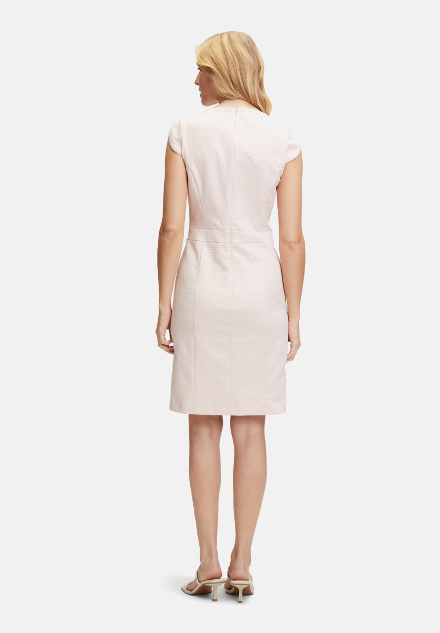 Sheath Dress With Jacquard_1331-3150_6055_03