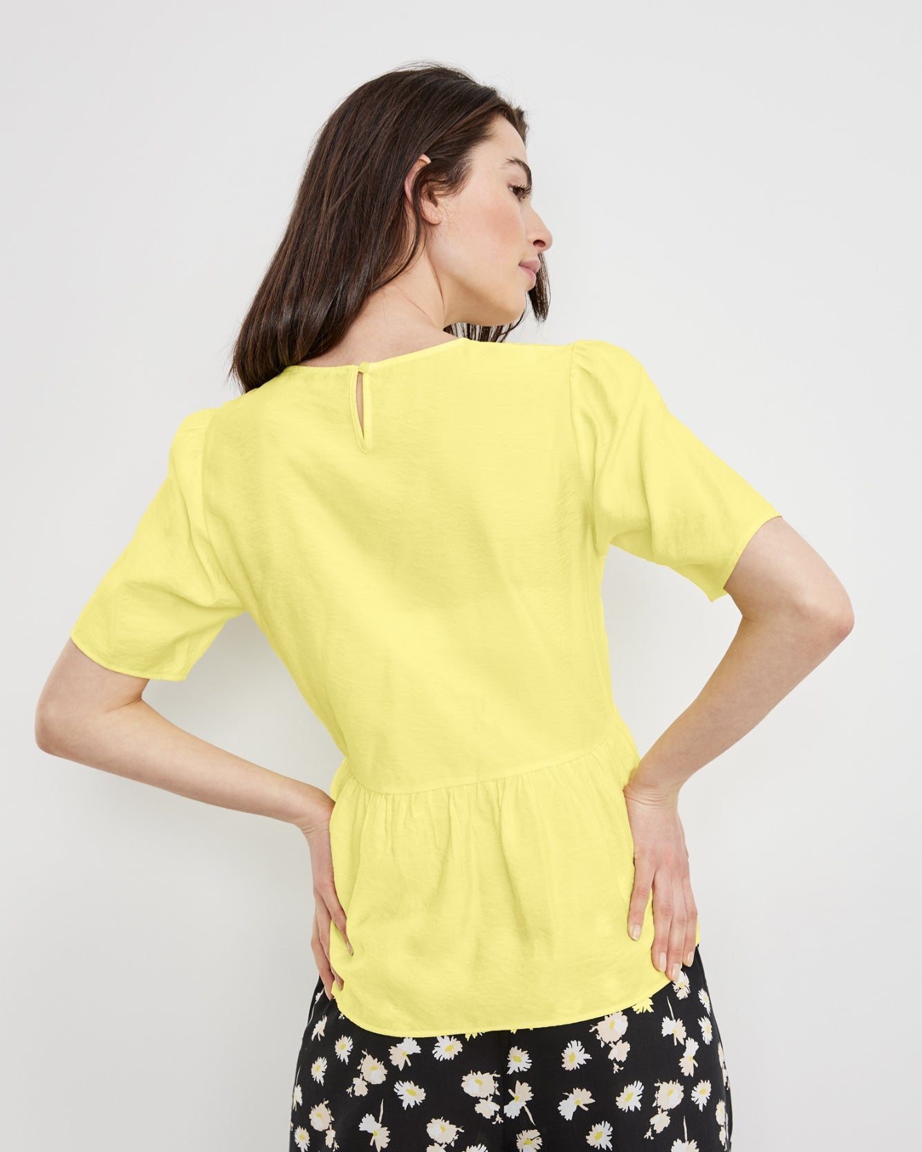 Yellow Blouse 1/2 Sleeve Taifun