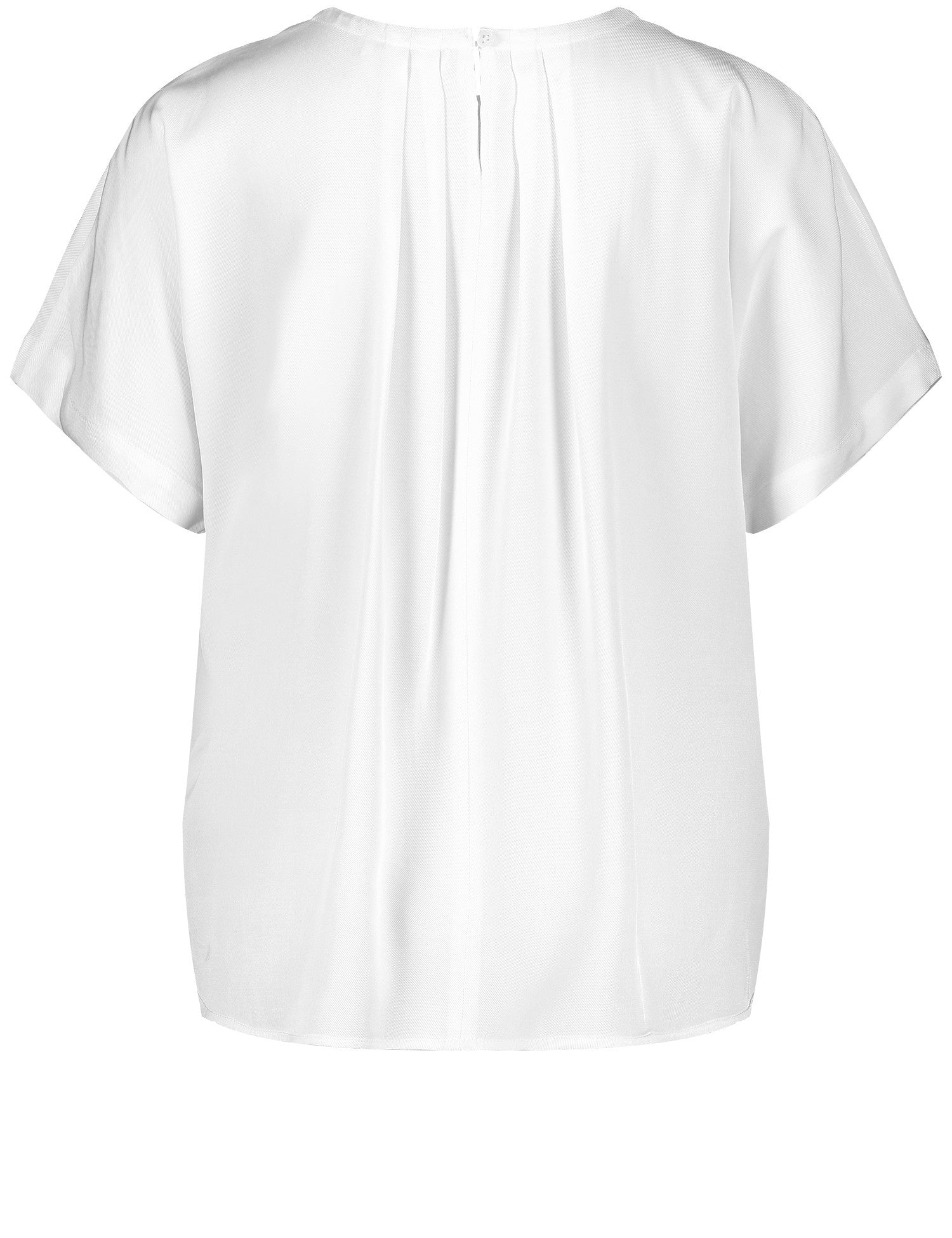 Blouse Top With Draped Pleats