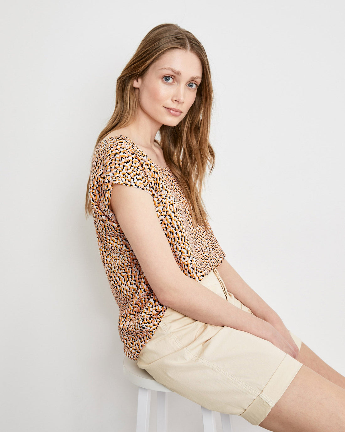 Yellow Blouse 1/2 Sleeve Taifun