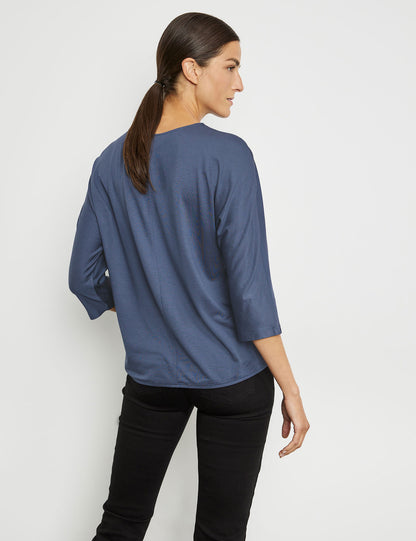 Blouse Top With Fabric Panelling And A Front Print_170095-44002_80929_06