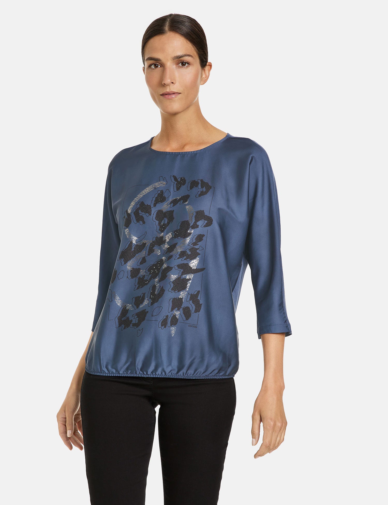 Blouse Top With Fabric Panelling And A Front Print_170095-44002_80929_07