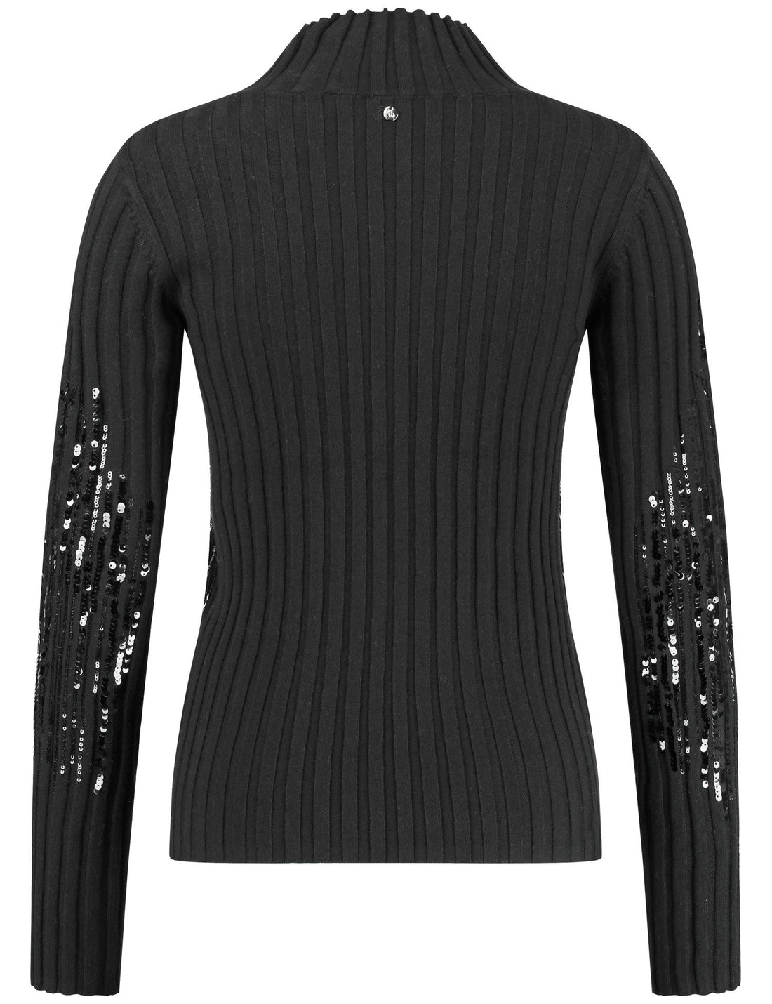 Sweater With A Percentage Of Silk And Sequin Trim_170566-44740_11000_02