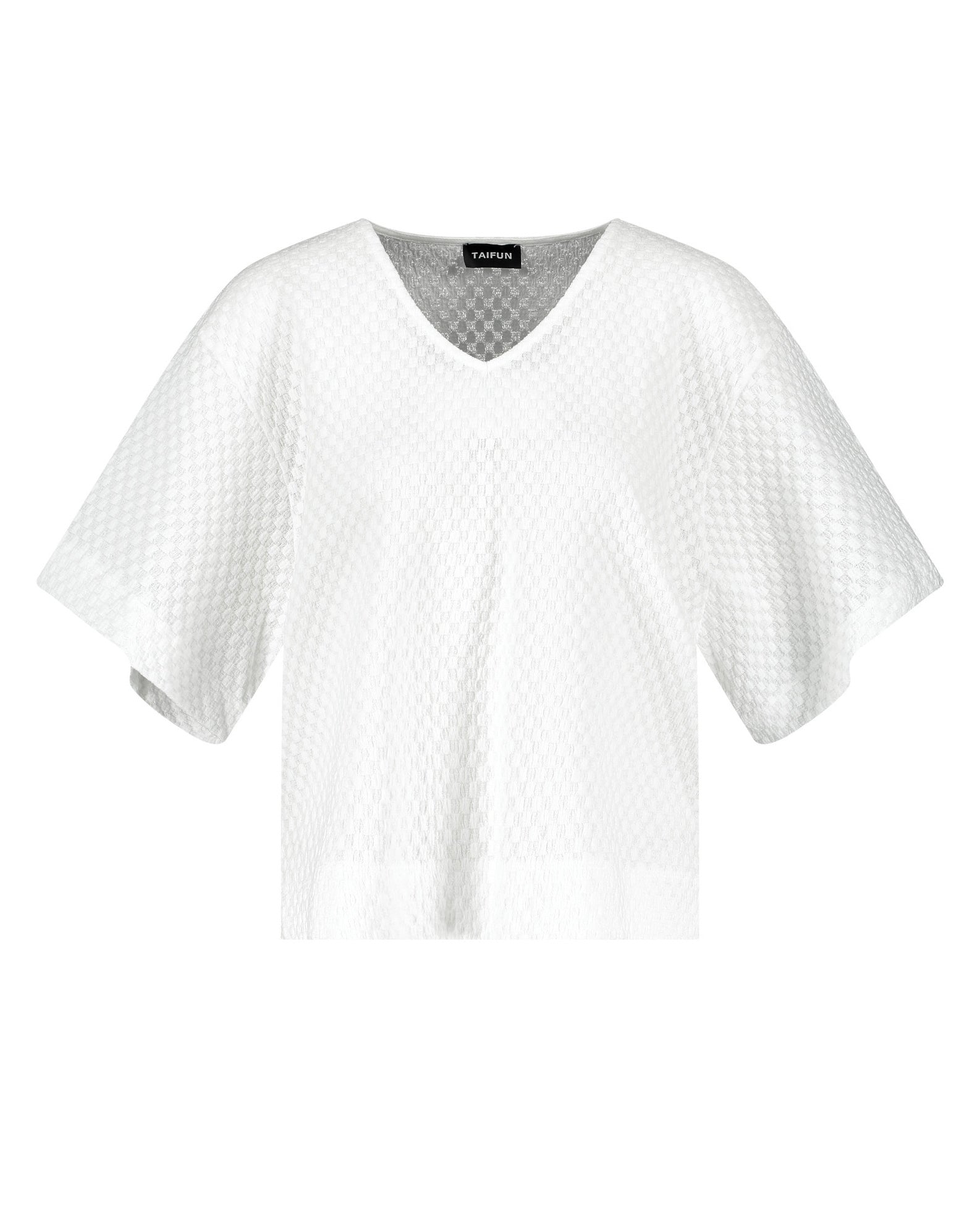 White T-Shirt 3/4 Sleeve