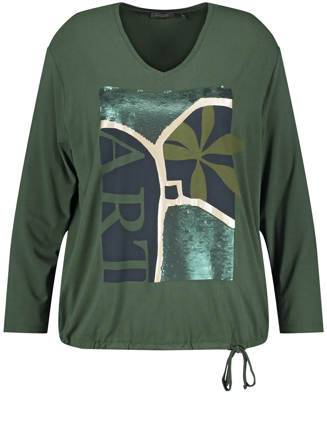 Green Shirt With Sequins - BEVAVA